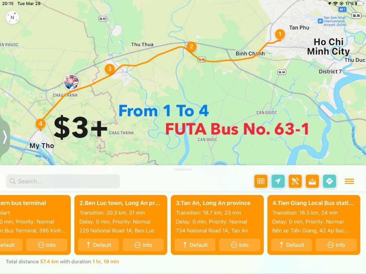 Thach Thao Homestay Mỹ Tho Kültér fotó